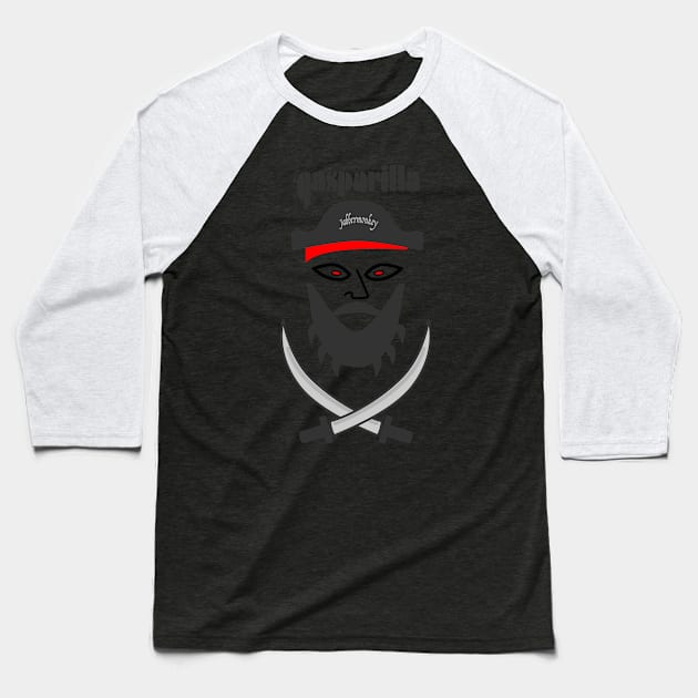 Gasparilla Pirate Baseball T-Shirt by elamison